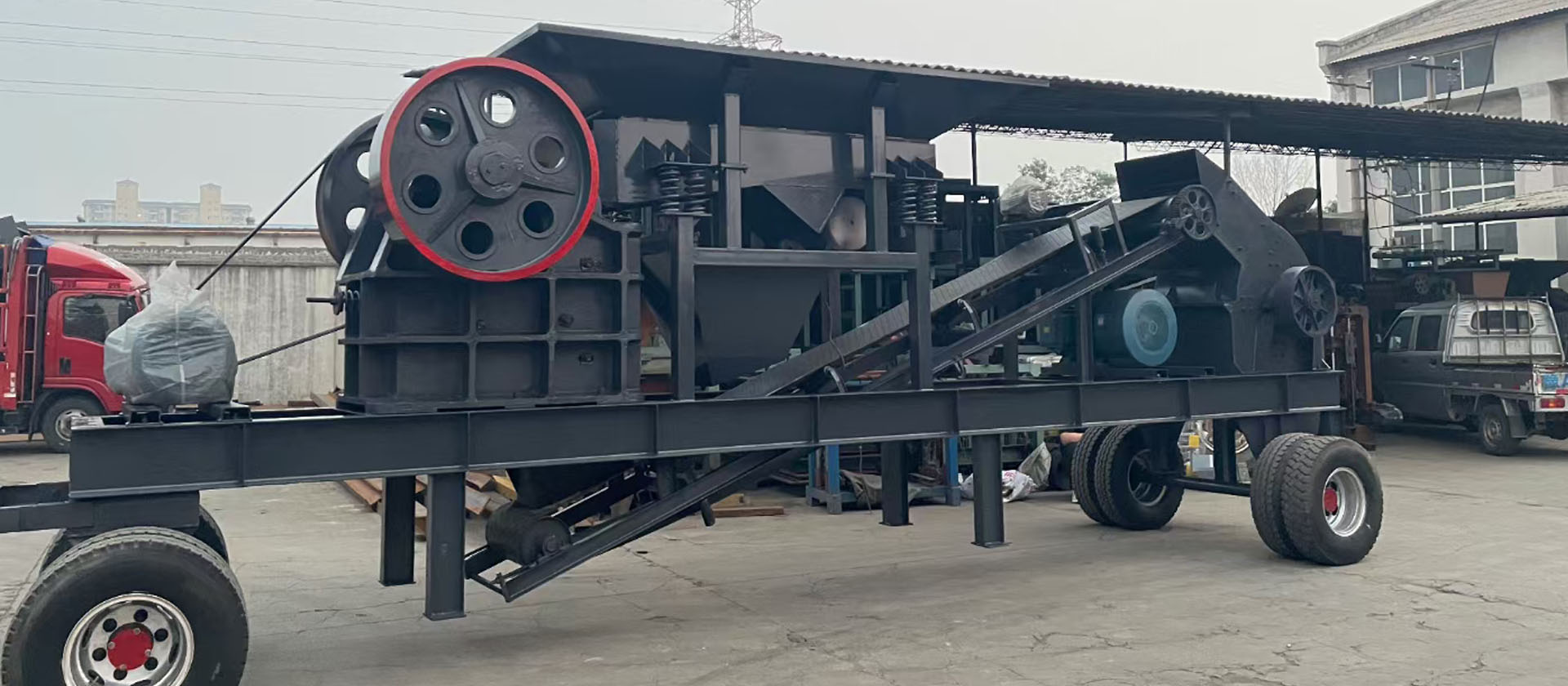 Mobile crushing station equipment series